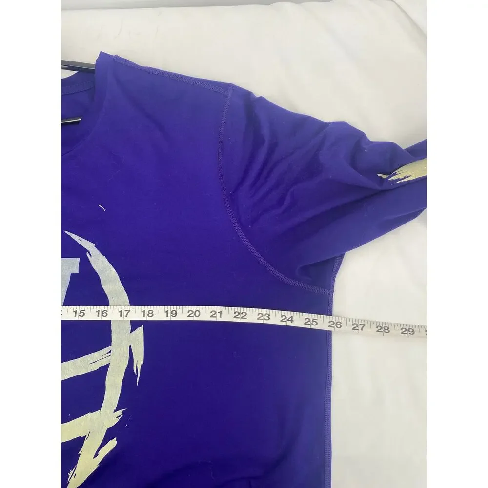 Adidas Creator Tee Purple Gold UW U Dub University of Washington 2XL